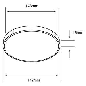 PTLLED-01RD/9W/65 PTLLED-01RD/9W/65